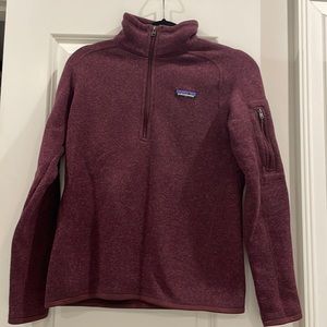 Maroon Patagonia Half Zip